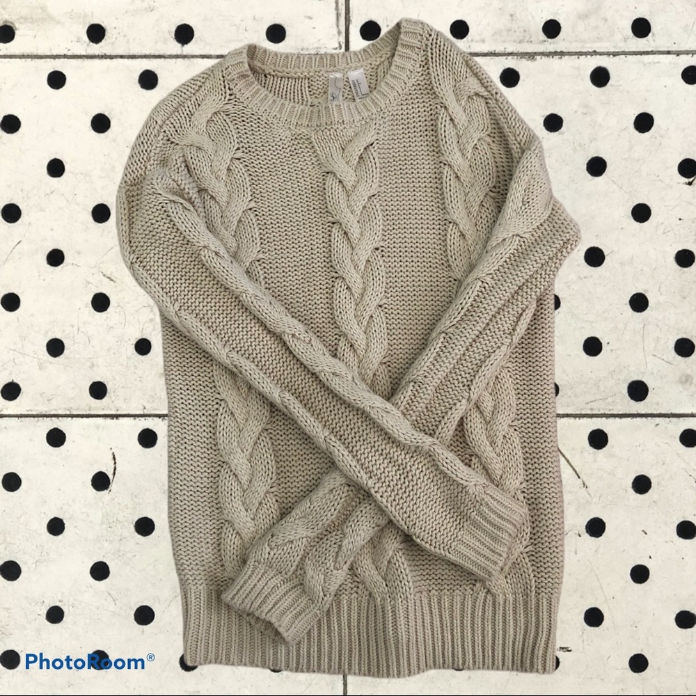 Chunky Knit Oversized Sweater